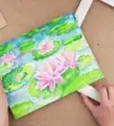 Paint Lilies, Lily Pads and Frogs in Watercolor