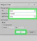 Mail Merge in Microsoft Word