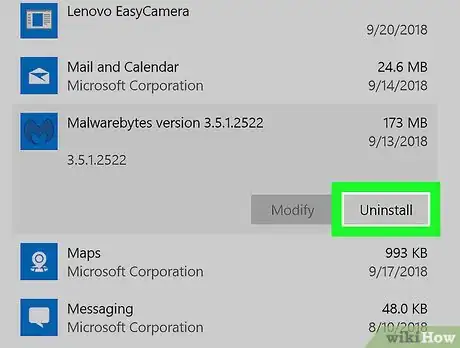 Image titled Uninstall Malwarebytes' Anti Malware Step 6