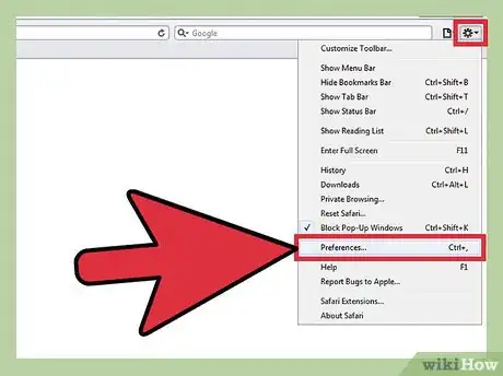 Image titled Change the Appearance Settings on Safari Step 2