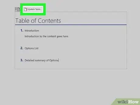 Image titled Create a Table of Contents for a Word Document Step 6