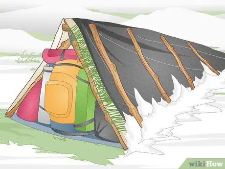 Image titled Build an Emergency Winter Shelter Step 16