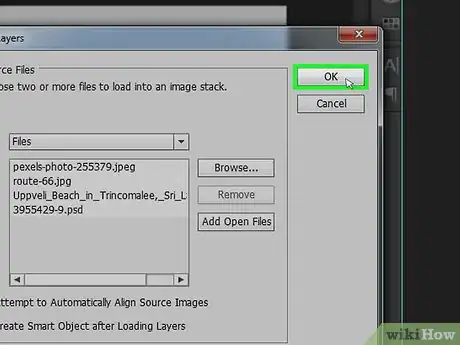 Image titled Open Multiple Images As Layers in Photoshop Using Bridge Step 10