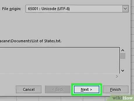 Image titled Convert Text Files to Excel Step 7