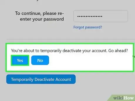 Image titled Temporarily Disable an Instagram Account Step 20