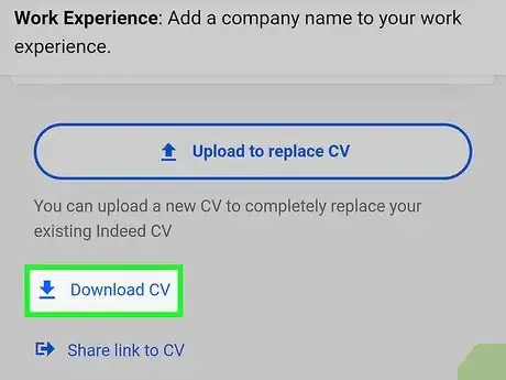 Image titled Download a Resume from the Indeed App Step 3