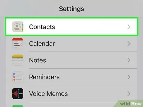 Image titled Remove Email Contacts from an iPhone Step 2
