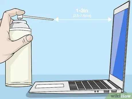 Image titled Clean a Laptop with Compressed Air Step 1