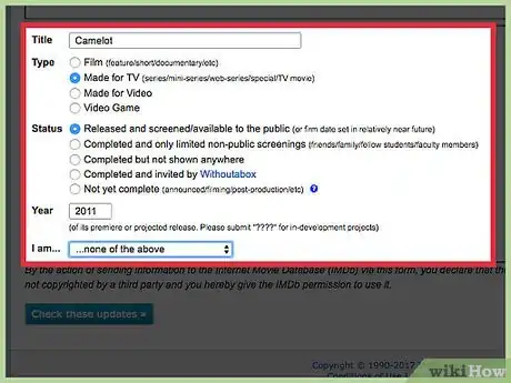 Image titled Add a Film to IMDb Step 9