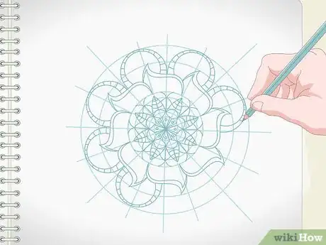 Image titled Draw a Mandala Step 8