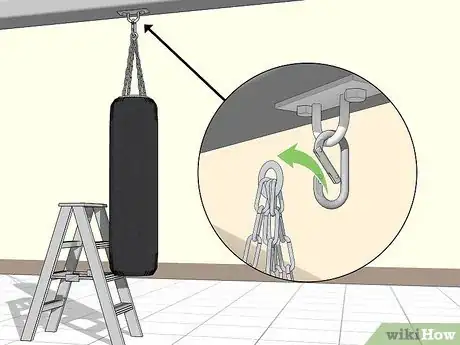 Image titled Adjust Punching Bag Height Step 1