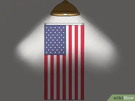 Image titled Hang the American Flag on a Wall Step 6