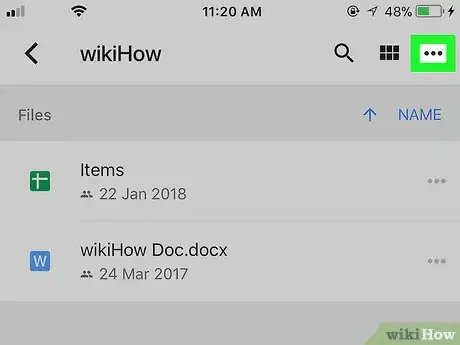 Image titled Download a Google Drive Folder on iPhone or iPad Step 3