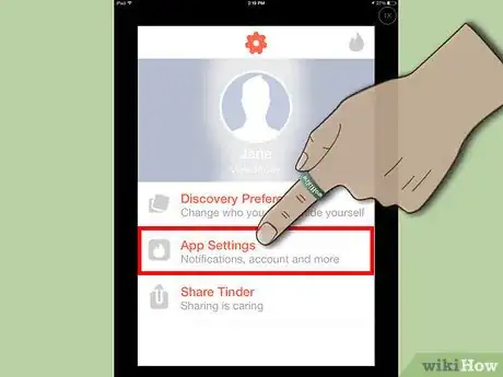 Image titled Adjust Your Tinder Notification Settings on iOS Step 2