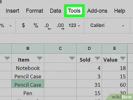 Image titled Run a Script on Google Sheets Step 3