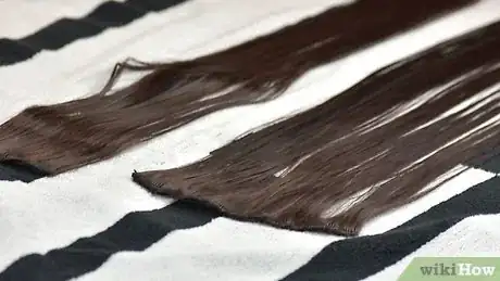 Image titled Care for Clip in Hair Extensions Step 9