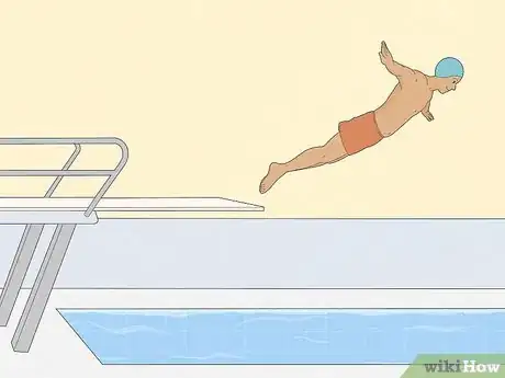 Image titled Do a Swan Dive From the Side of a Swimming Pool Step 7