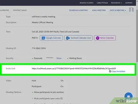 Image titled Schedule a Meeting in Zoom Step 20