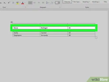 Image titled Split a Table in Word Step 3