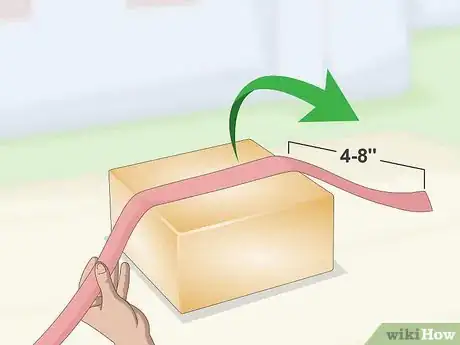 Image titled Tie a Ribbon Around a Box Step 1