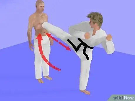 Image titled Do A Side Kick Step 28