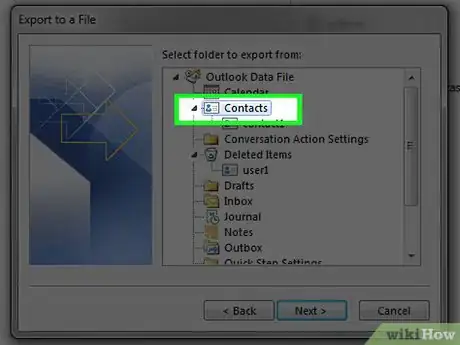 Image titled Export Contacts from Outlook Step 14