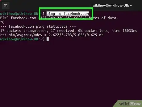 Image titled Ping in Linux Step 13
