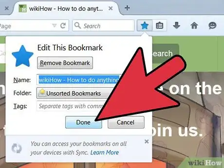 Image titled Organize Bookmarks in Firefox Step 3