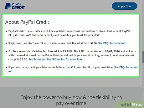 Image titled Use PayPal Credit Step 3