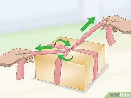 Image titled Tie a Ribbon Around a Box Step 6