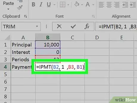 Image titled Calculate an Interest Payment Using Microsoft Excel Step 8