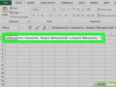 Image titled Compare Data in Excel Step 15