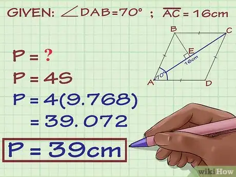 Image titled Find the Perimeter of a Rhombus Step 24