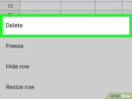 Image titled Delete Rows on Google Sheets on Android Step 5