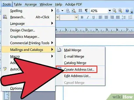 Image titled Create a Mail Merge in Publisher Step 2
