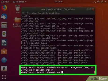 Image titled Set Up Your Java_Home Path in Ubuntu Step 8