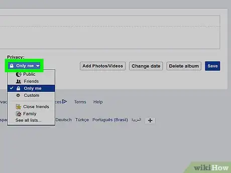 Image titled Make Photos Private on Facebook Step 27