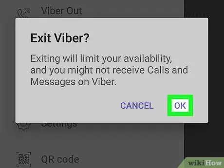 Image titled Log Out of Viber on Android Step 4
