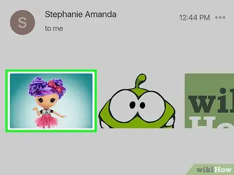 Image titled Save Pictures from Emails on an iPhone Step 7