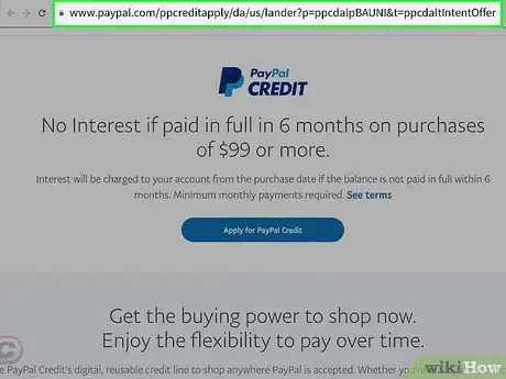 Image titled Use PayPal Credit Step 6