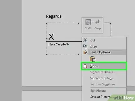 Image titled Add a Digital Signature in an MS Word Document Step 19