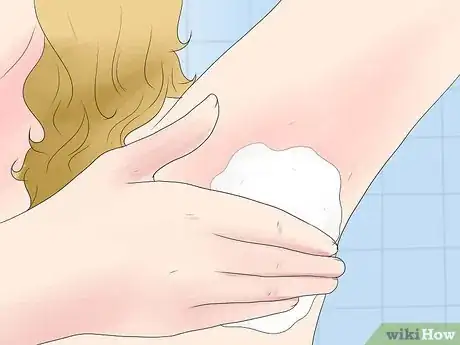 Image titled Shave Your Armpits Step 10