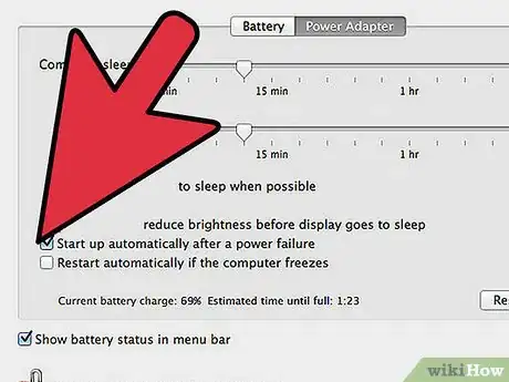 Image titled Make Your Mac Restart Automatically After a Power Failure Step 4