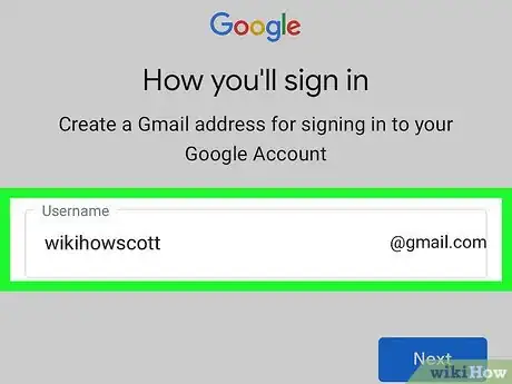 Image titled Set Up a Gmail Account Step 8