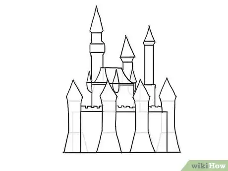 Image titled Draw a Castle Step 19