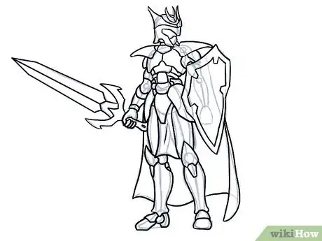 Image titled Draw a Knight Step 17