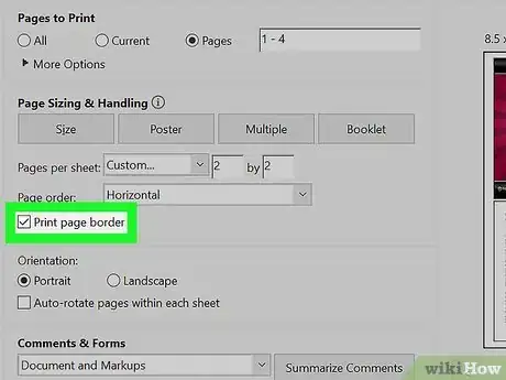 Image titled Print Multiple Pages Per Sheet in Adobe Reader Step 8