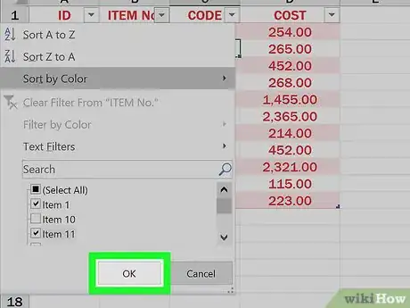 Image titled Make Tables Using Microsoft Excel Step 12