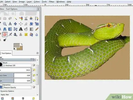 Image titled Use the Gimp Eraser Tool to Remove an Image Background Step 9