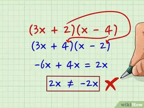 Image titled Factor Second Degree Polynomials (Quadratic Equations) Step 11